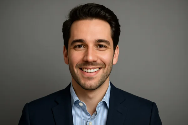 AI headshots success - business executive